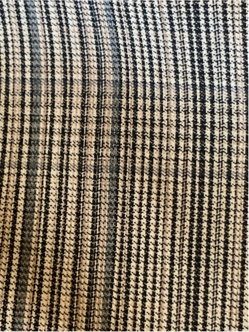 Rafaella NWT Stretch Trousers Size 10 Beige Black Plaid